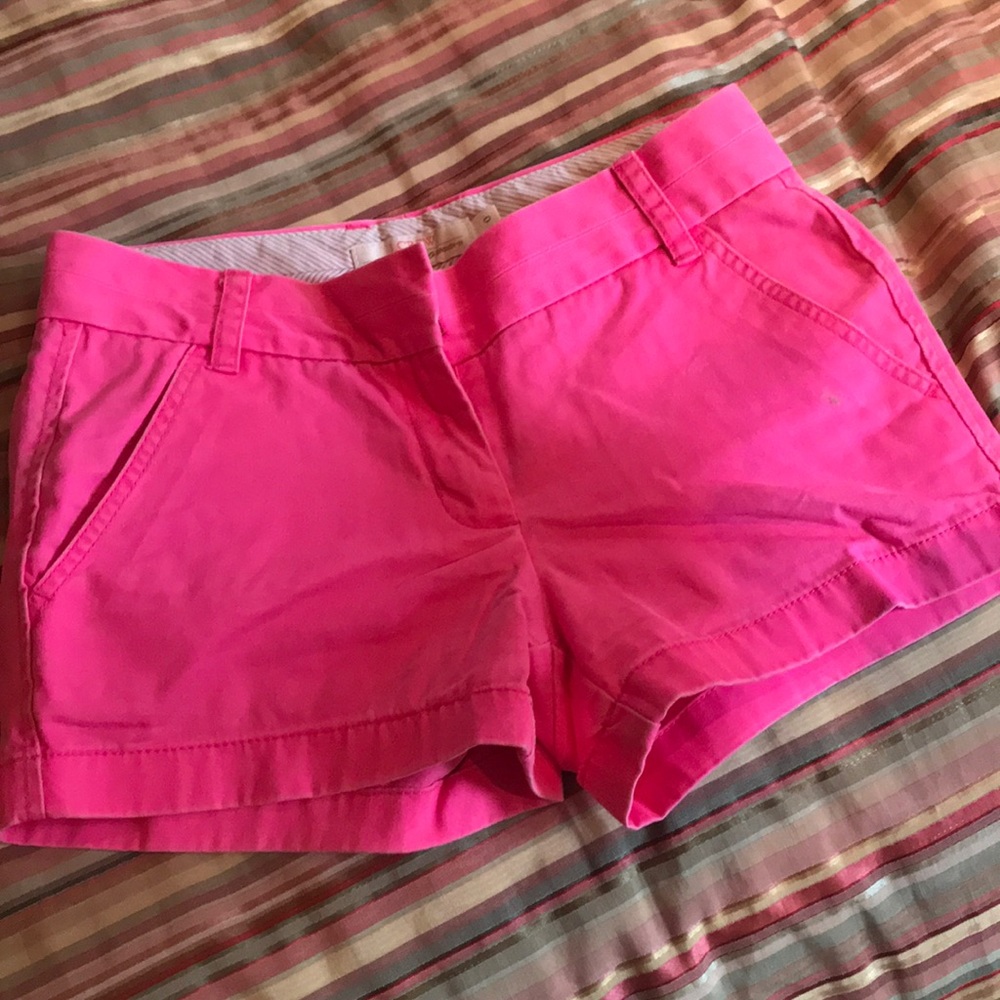 J.Crew neon pink shorts